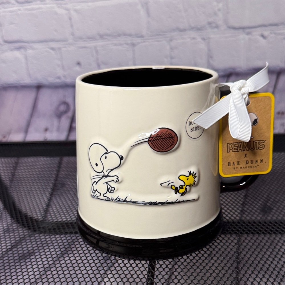 Rae Dunn Peanuts “Go Team” Mug